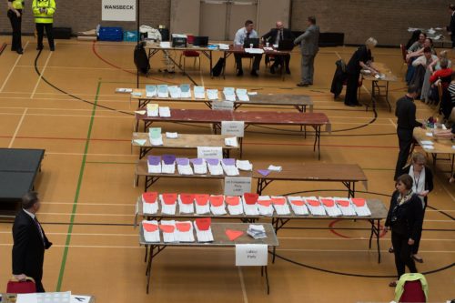 Wansbeck Constituency General Election Count, by Michael Flynn, 2015. © Ashington District Star / Michael Flynn.